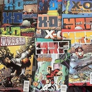 Vintage 1997 Comic Books  X-O Manowar/M.R.F.(Magnus Robot Fighter) LOT OF 11